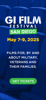 GI Film Festival San Diego May 7-9, 2025. Films for, by and about military, veterans and their families.